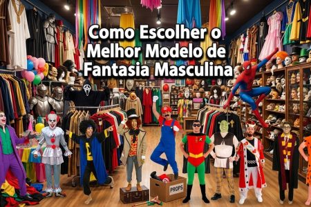 Banner fantasia masculina